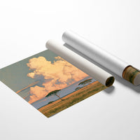 Savanna Under Cotton Clouds