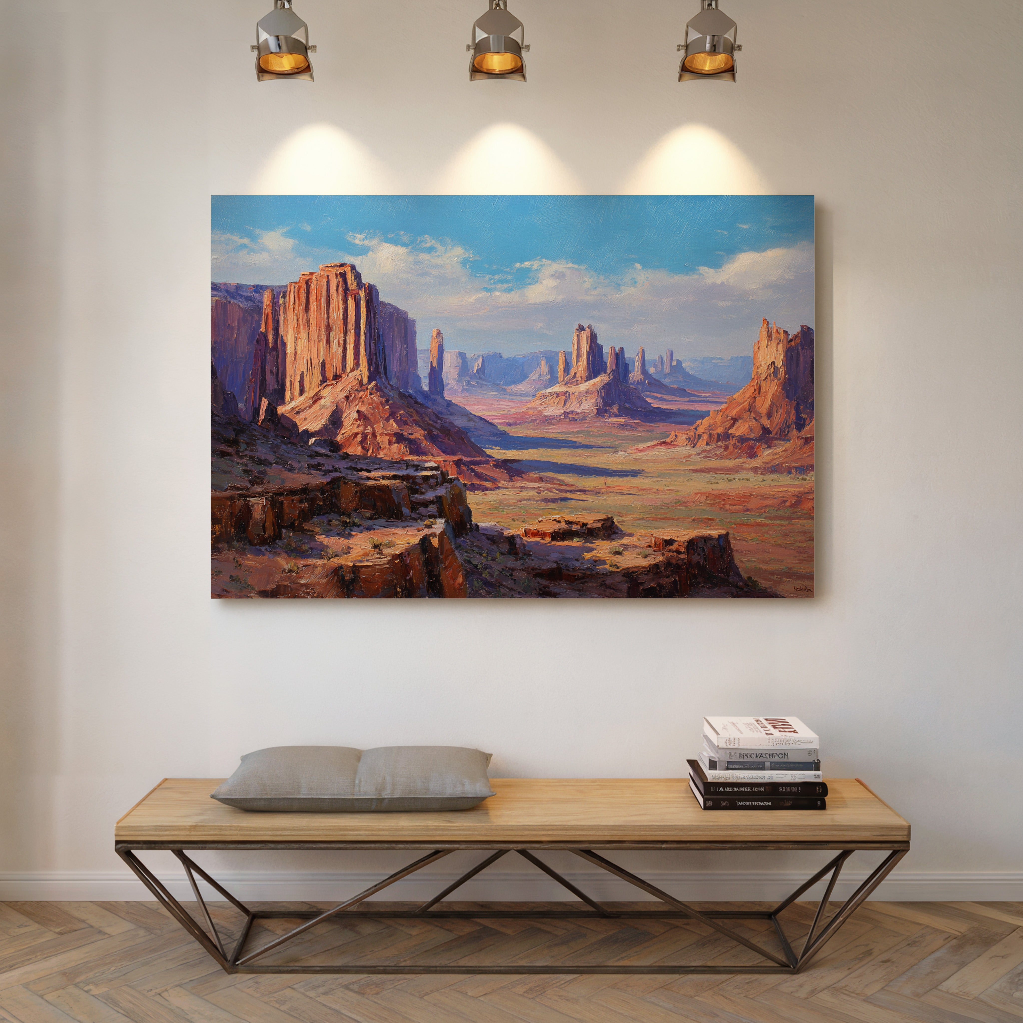 Monoliths Dance Under Desert Light