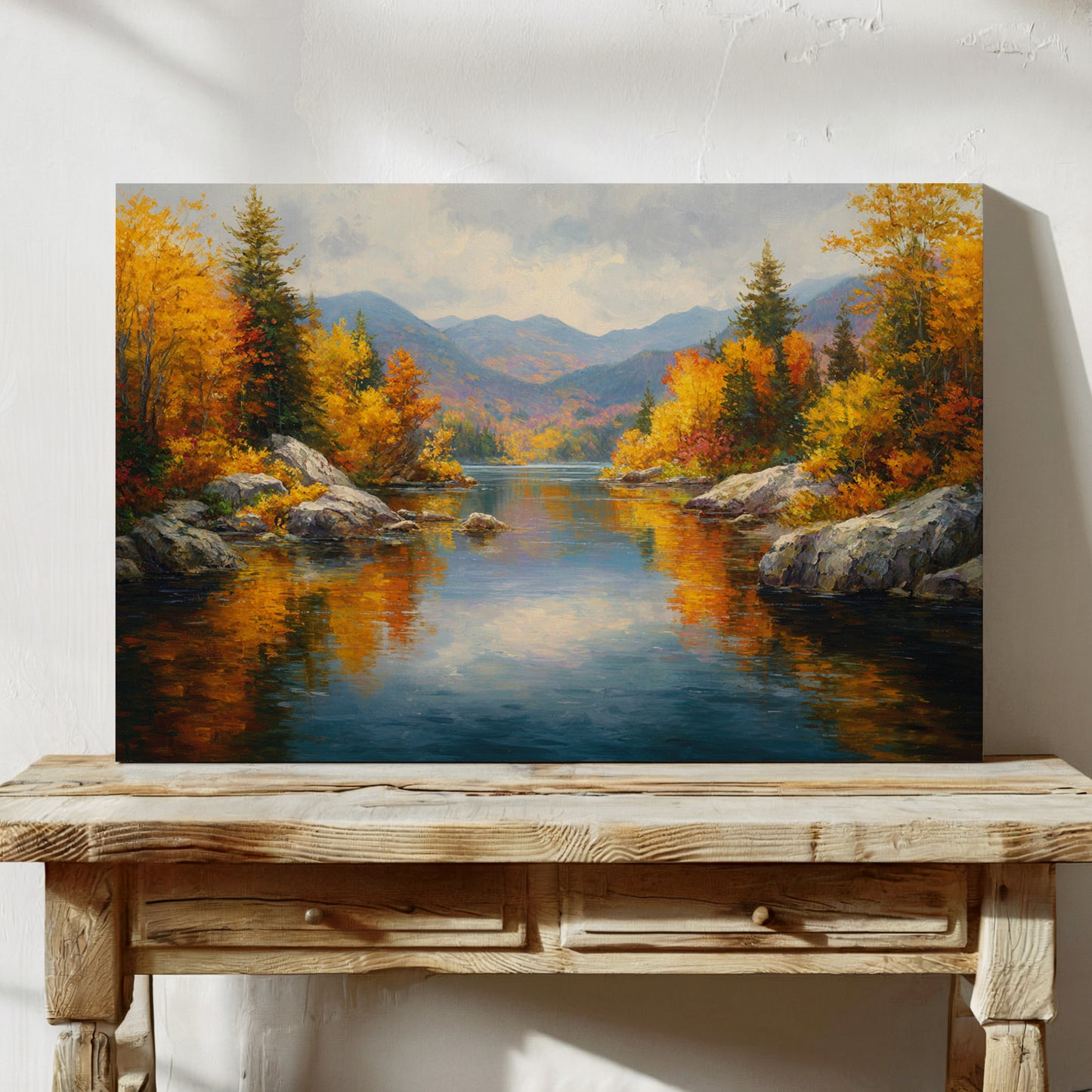 Mountain Lake Mirrors October's Glory