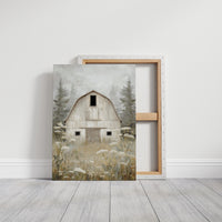 Wildflowers Meet The Old Barn