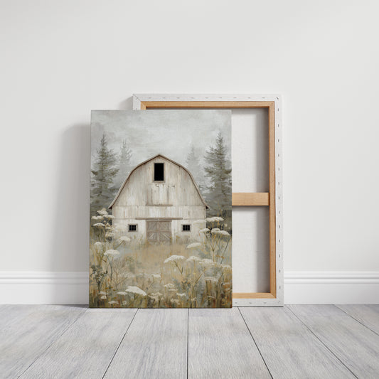 Wildflowers Meet The Old Barn
