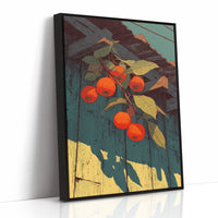 Persimmons Against the Old Roof