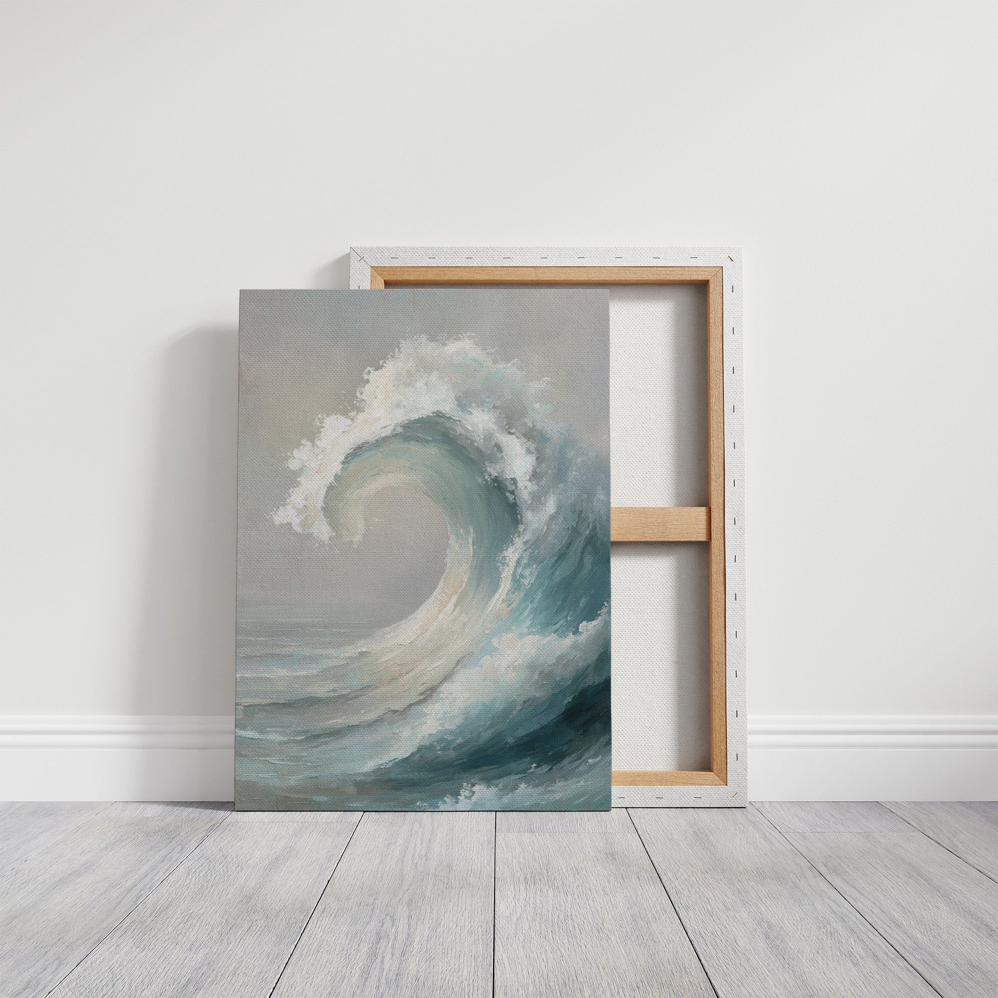 Ocean Memory In Wooden Frame