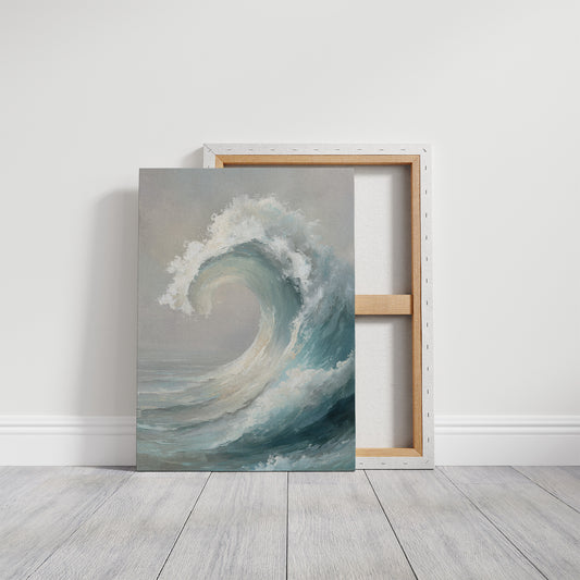 Ocean Memory In Wooden Frame