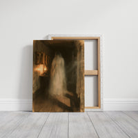 Ghostly Figure Haunted Hallway