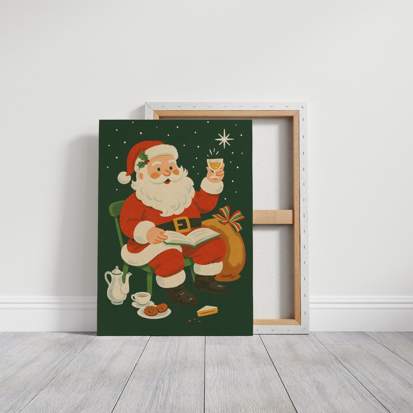 Jolly Old Saint Takes Pause