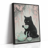 Black Cat's Cherry Blossom Tea Time