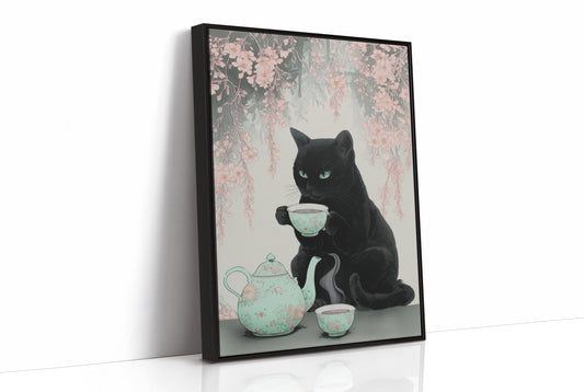 Black Cat's Cherry Blossom Tea Time