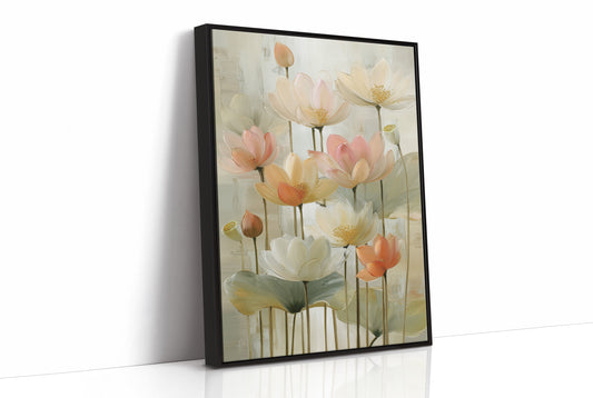 Lotus Blooms Paint Morning's Promise