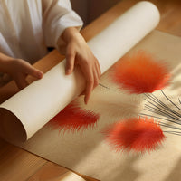 Pampas Plumes in Terracotta
