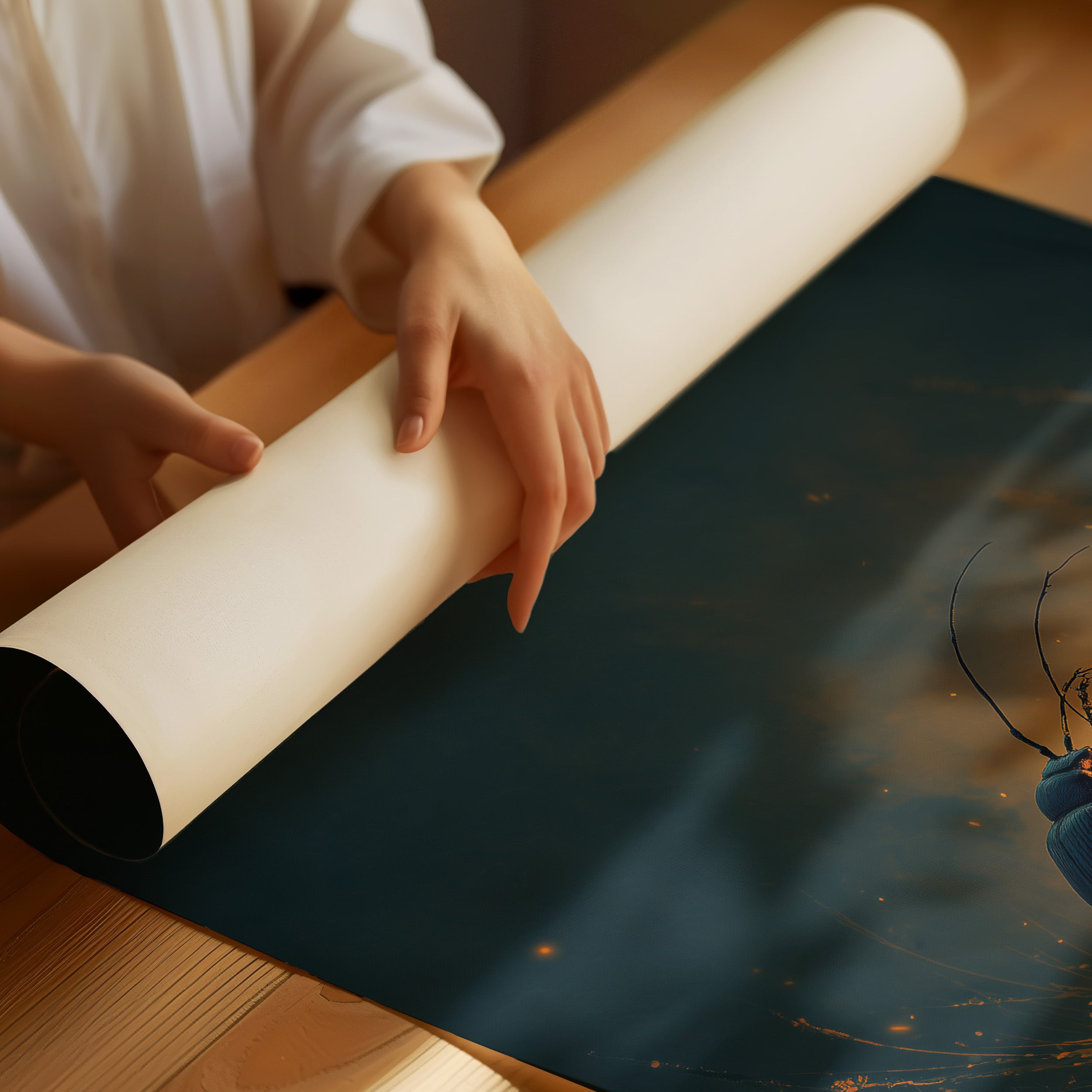 Midnight Keeper Carries Golden Light