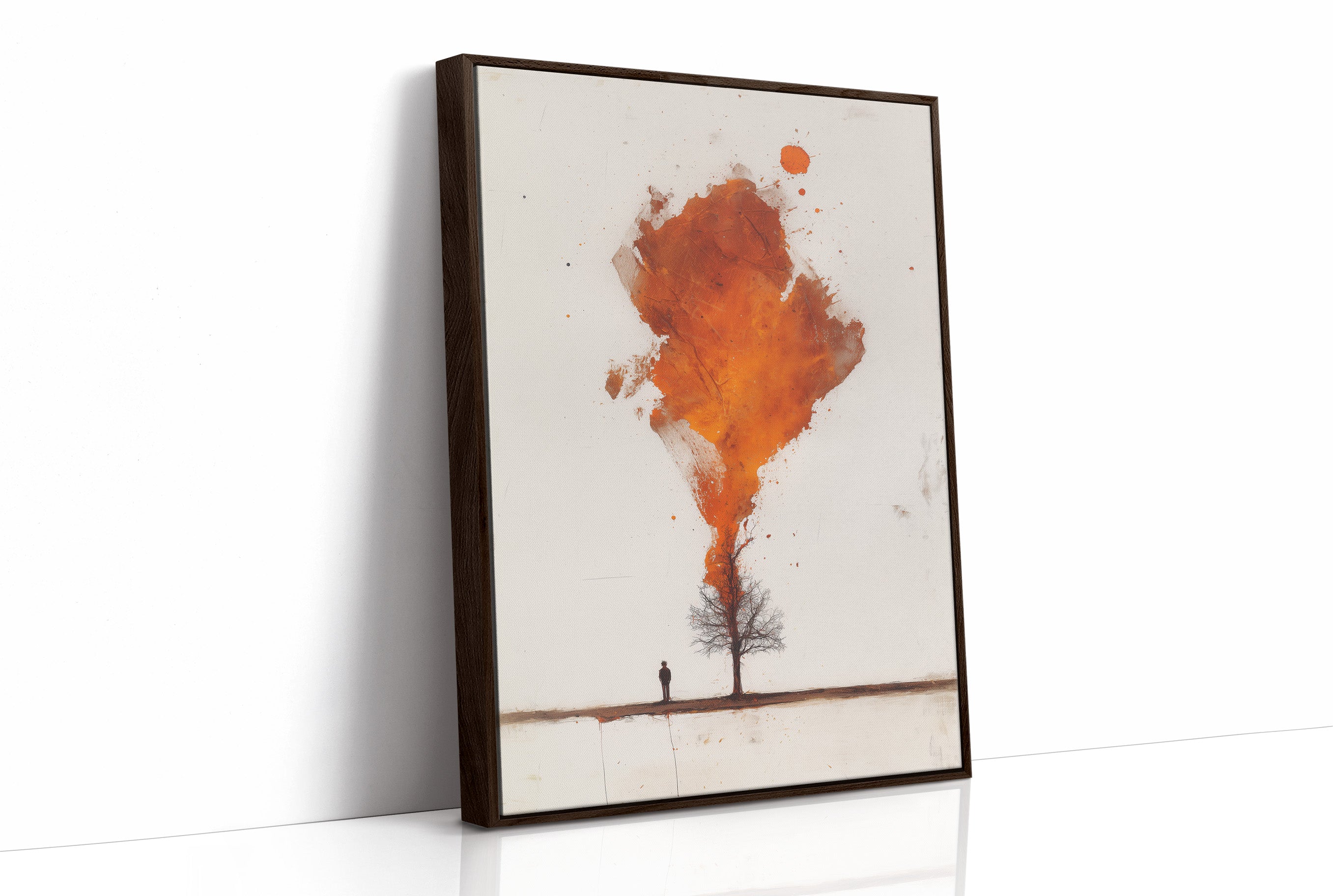 Autumn Inferno Breathes Above Solitude