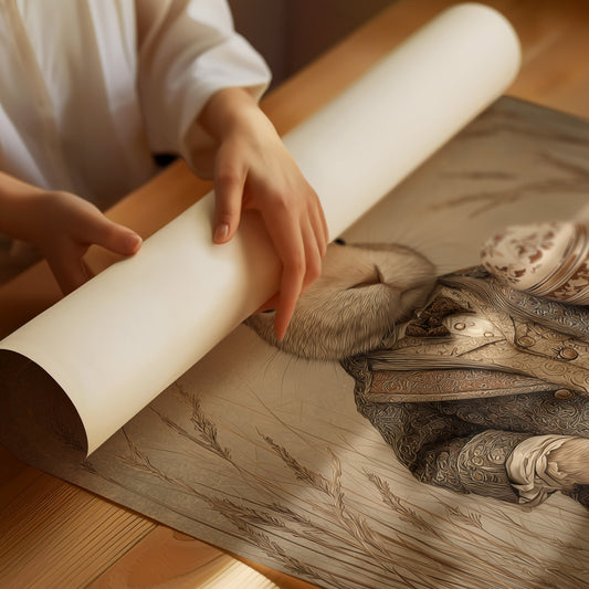 Gentleman Hare With Antique Treasure