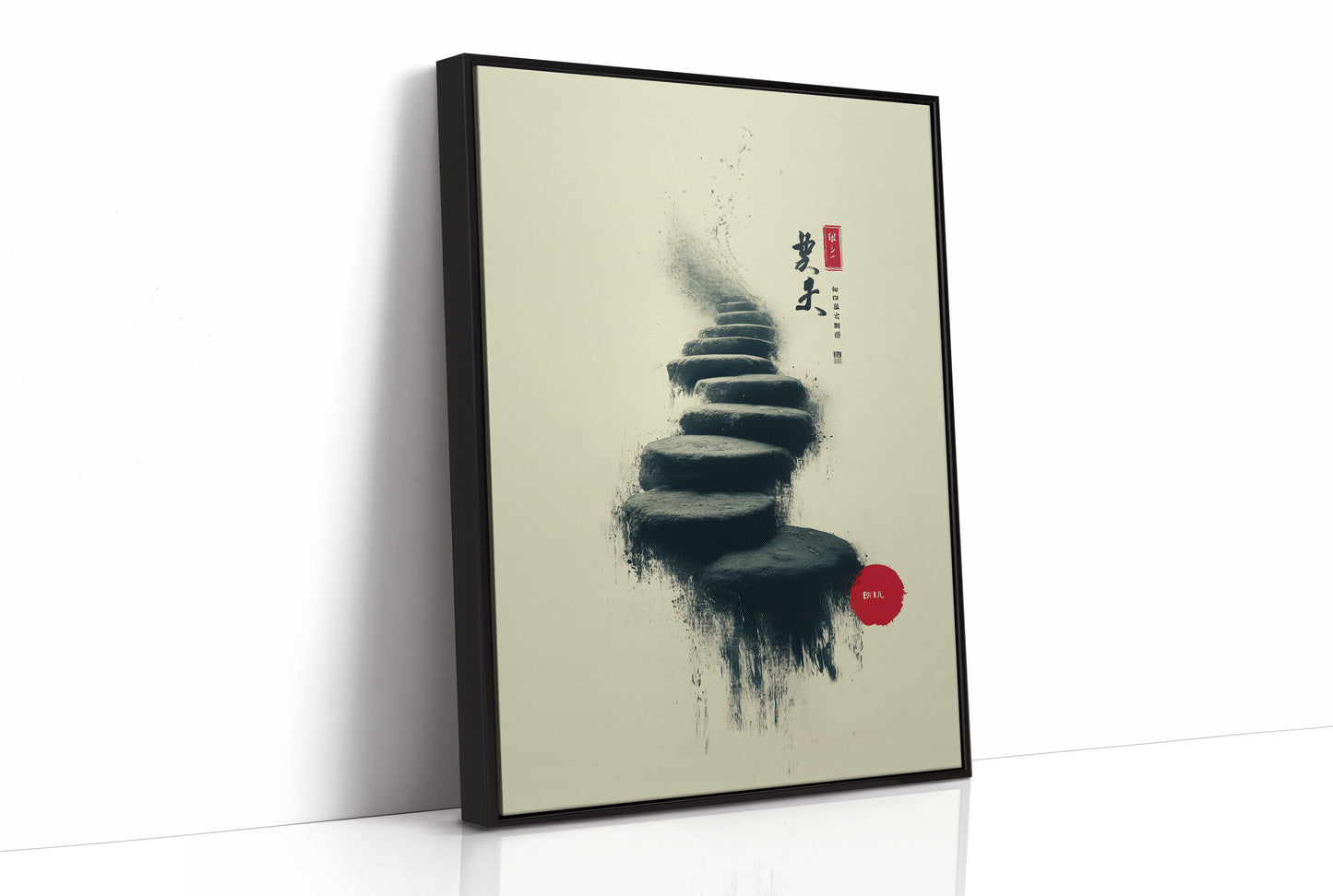 Stepping Stones Lead To Stillness