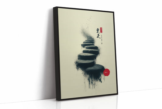 Stepping Stones Lead To Stillness