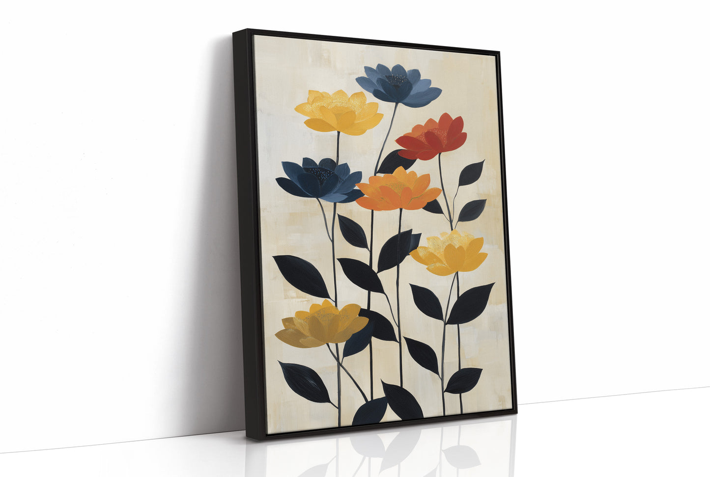 Autumn Petals Dance In Morning Light