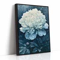 Frosted Peony in Blue