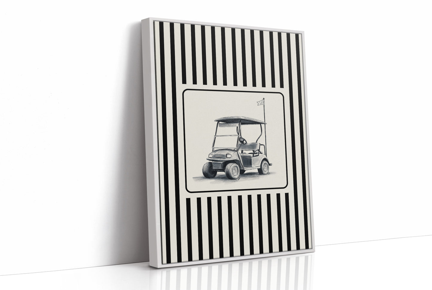 Minimal Golf Cart Sketch