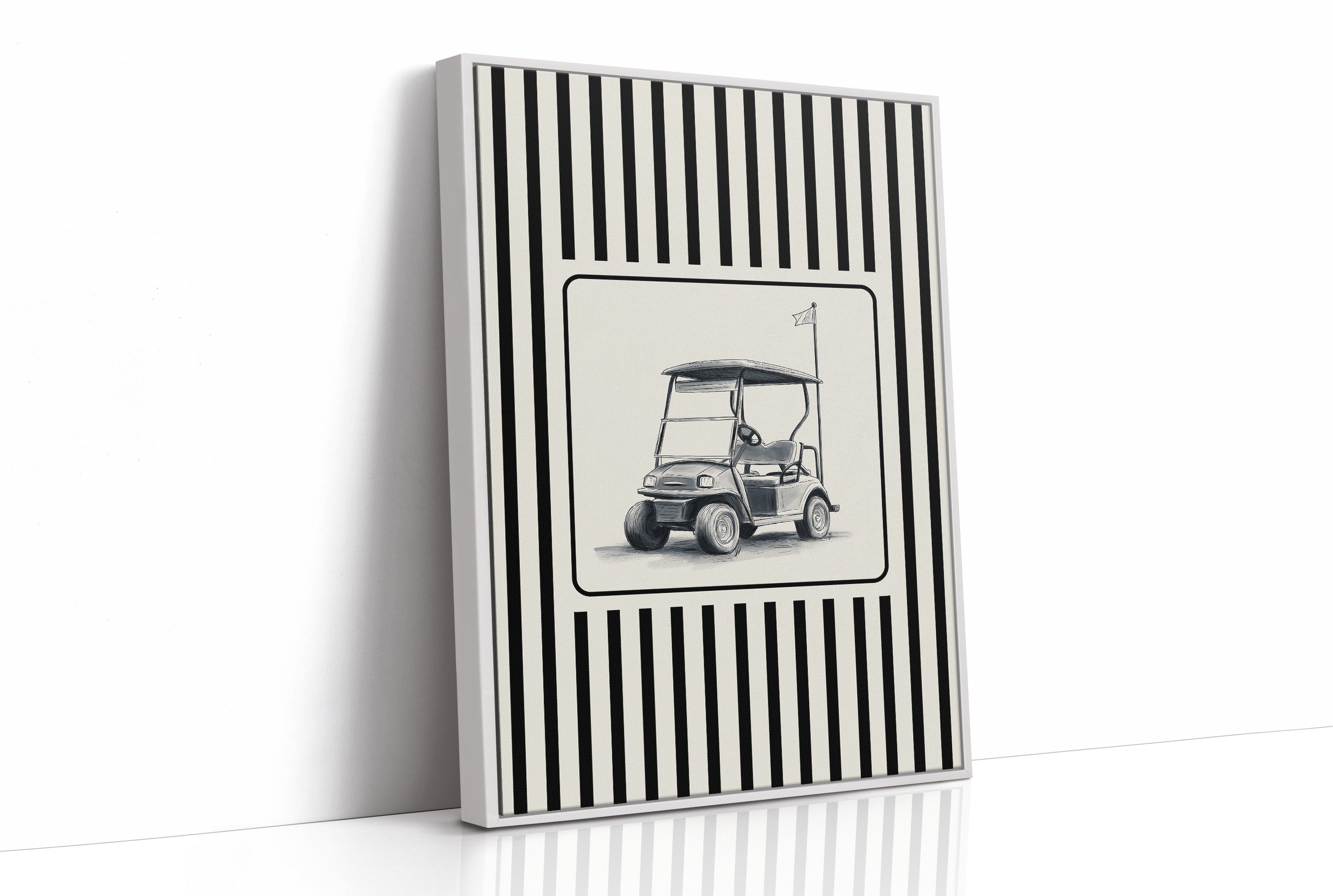 Minimal Golf Cart Sketch