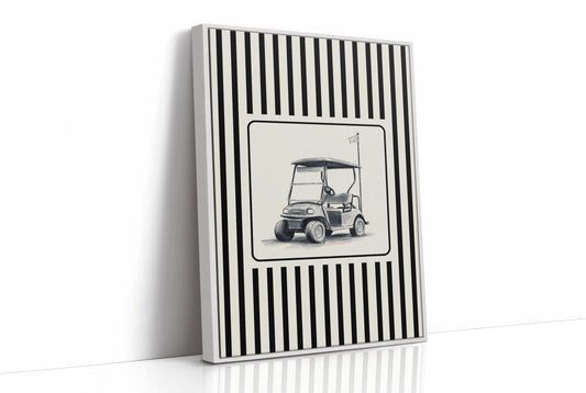 Minimal Golf Cart Sketch