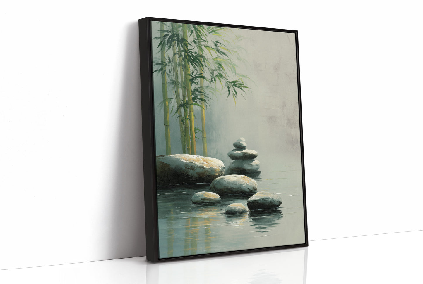 Bamboo Bends Near Silent Waters