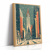 Chrysler Building Snowfall Stroll
