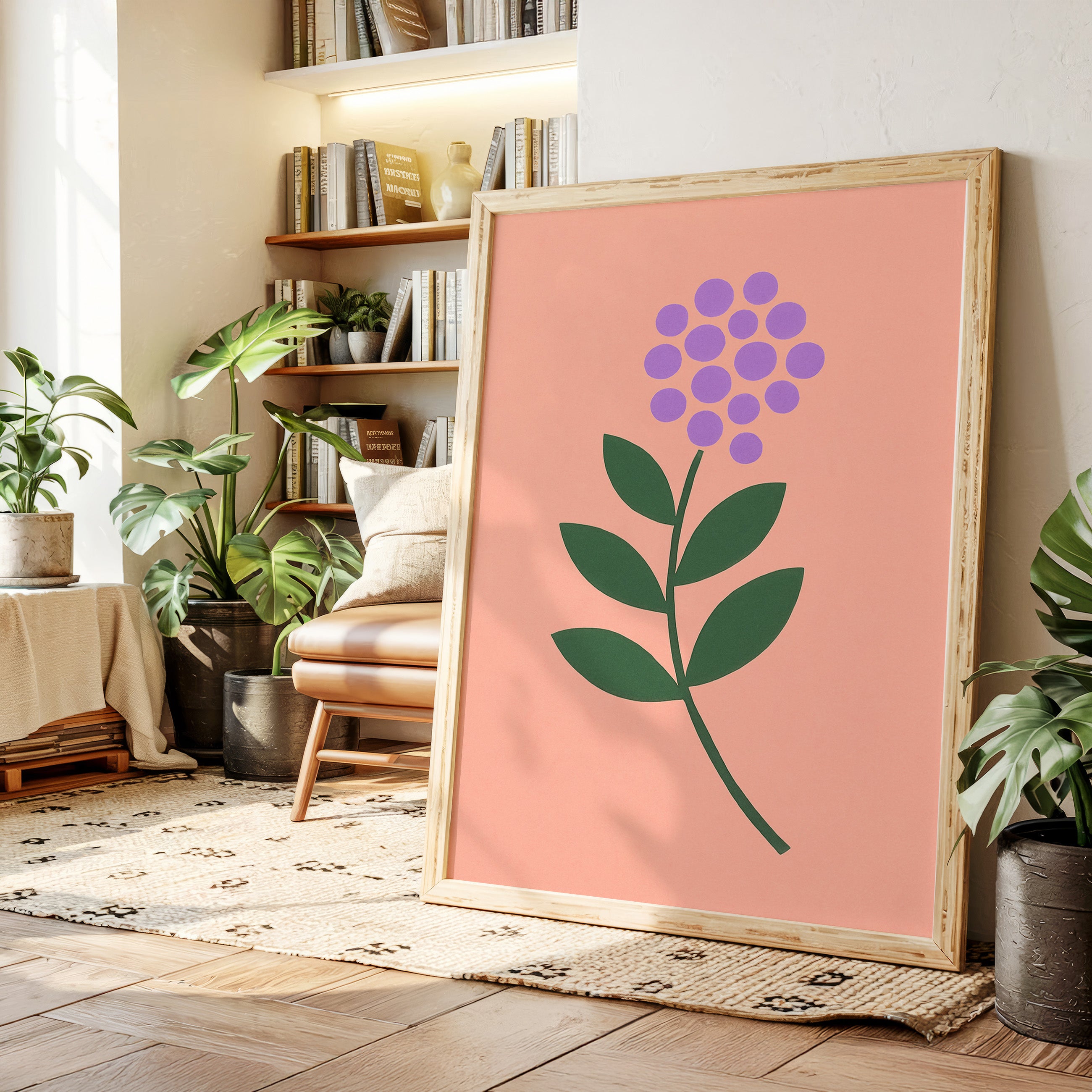 Simple Circles Bloom In Spring