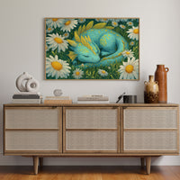 Daisy Dragon Dreams In Spring