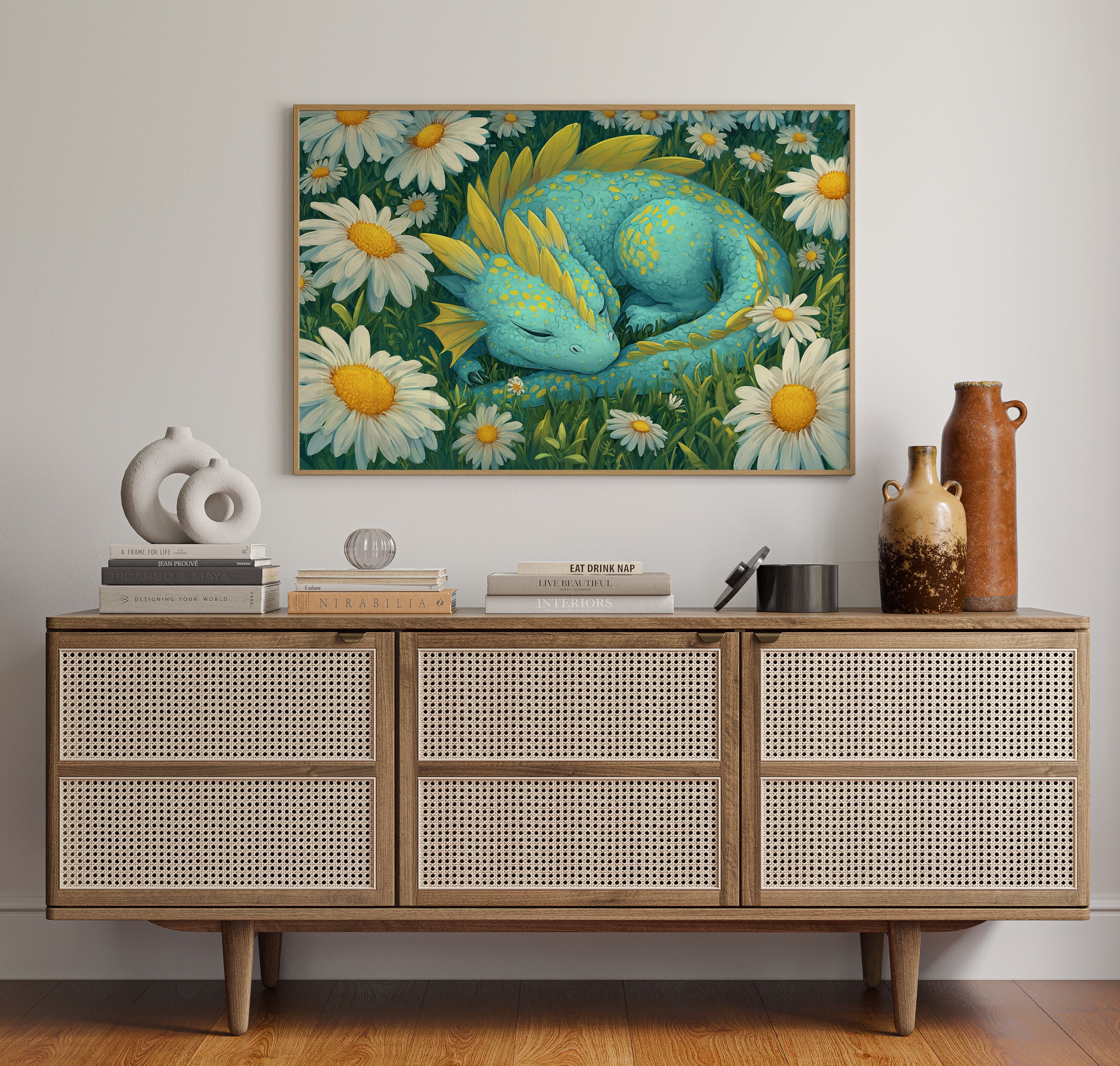 Daisy Dragon Dreams In Spring