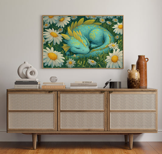 Daisy Dragon Dreams In Spring
