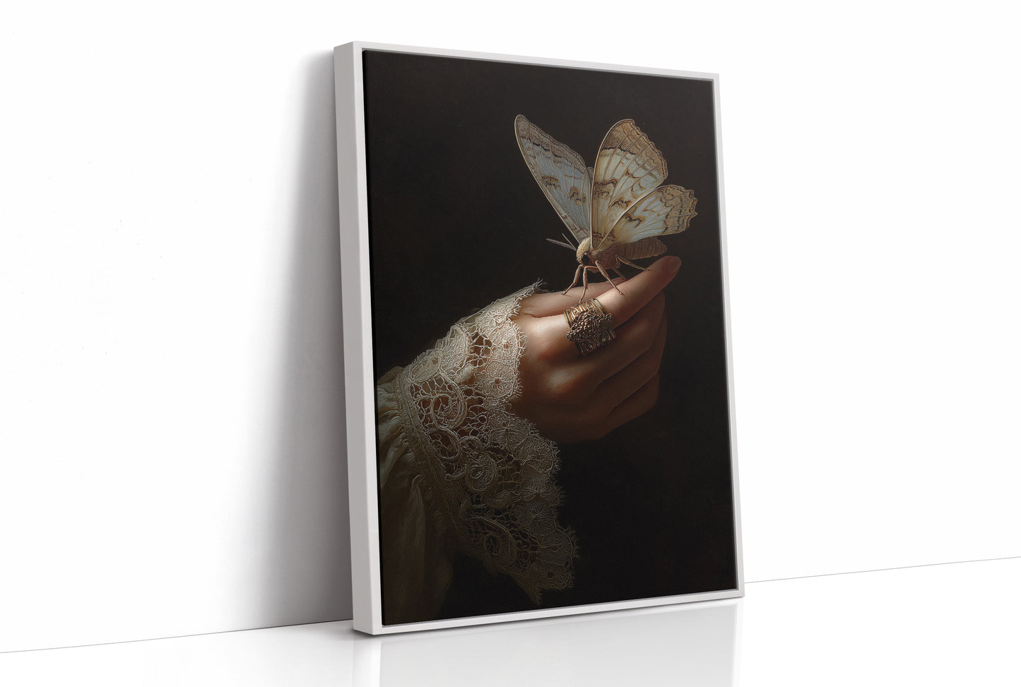 Midnight Visitor On Gilded Fingers