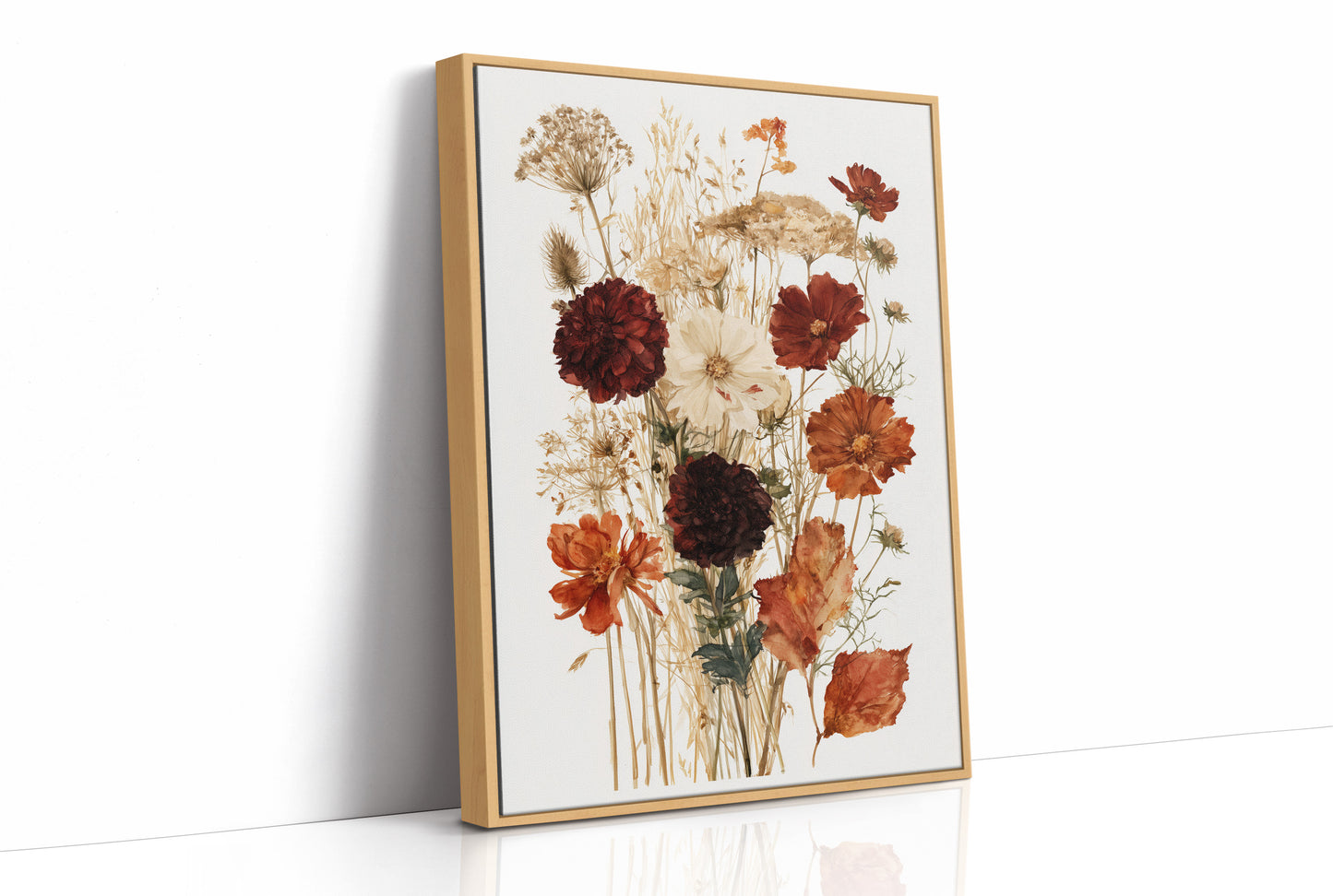 Autumn Pressed Flower Bouquet