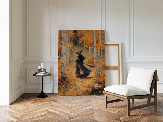 Through Golden Leaves She Dances