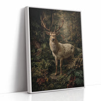 Noble Stag Among Ancient Ferns