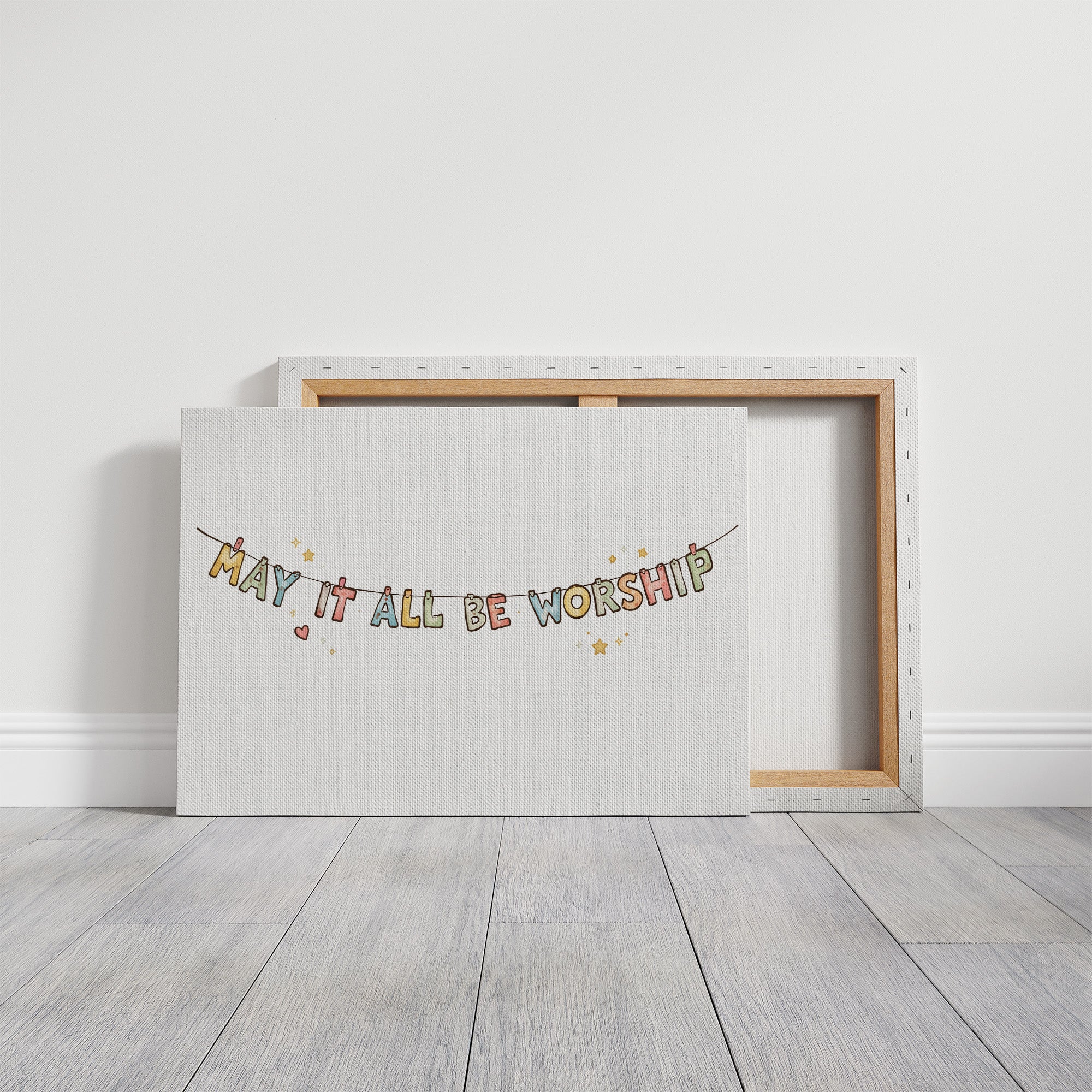 Pastel Prayer Hangs With Hope