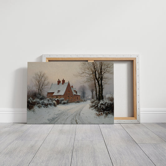 Brick Cottage Awaits Winter Stories