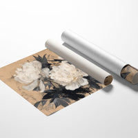 Ivory Petals in Quiet Contrast