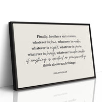 Think on These Things Philippians 4:8 Print