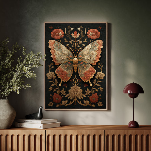 Embroidered Wings in Bloom