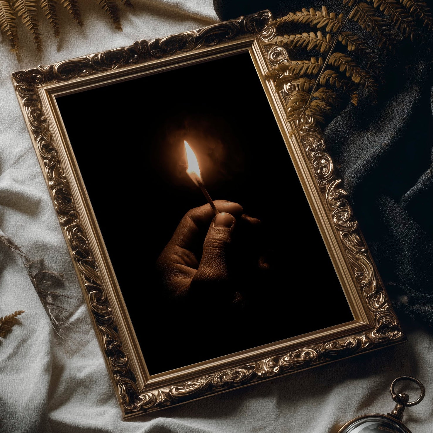 Flame Dances Between Fingers