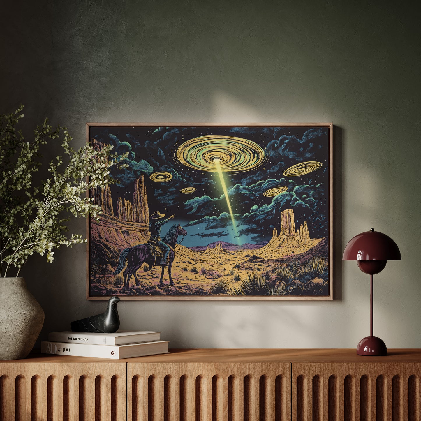 The Arrival Over Monument Valley