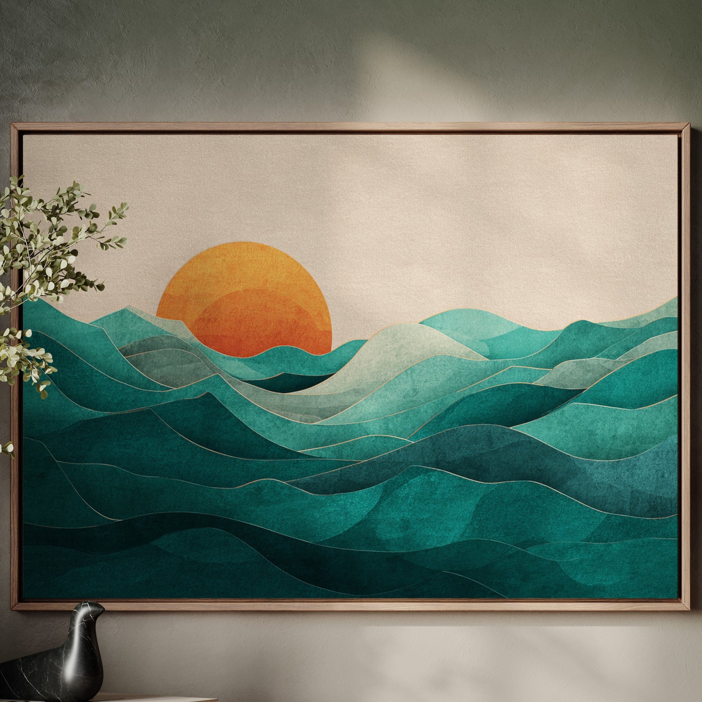 Sunset Over Whispering Waters