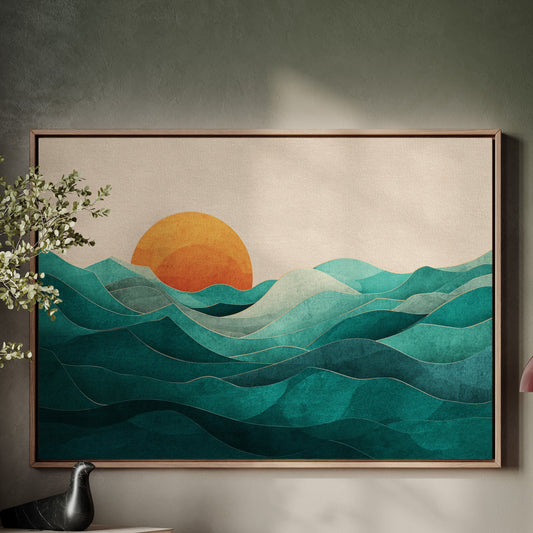 Sunset Over Whispering Waters