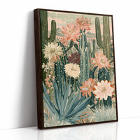 Desert Sunset: Pastel Botanical Bloom
