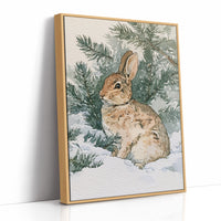 Rabbit In Snowy Pines