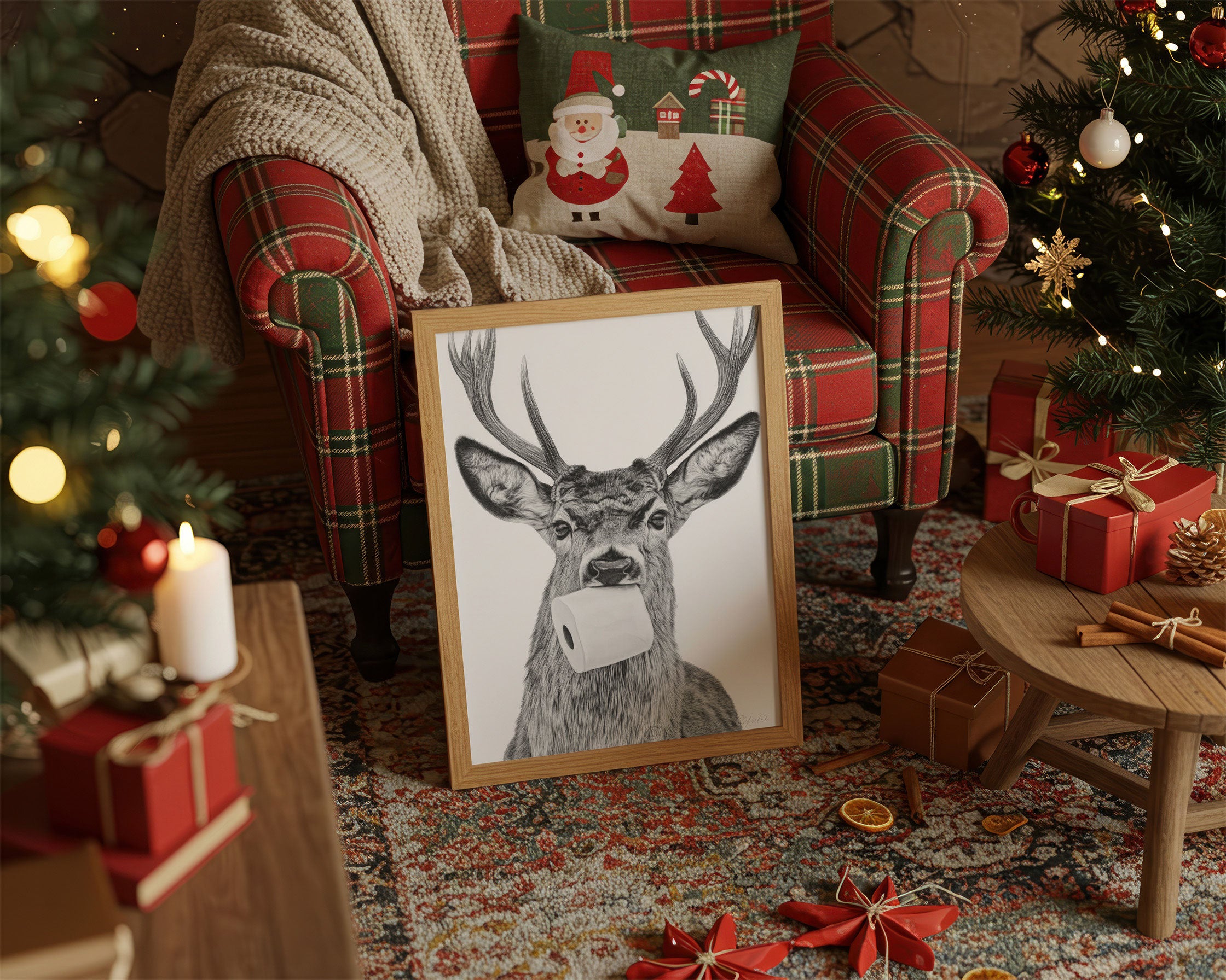 Stag's Unexpected Bathroom Break