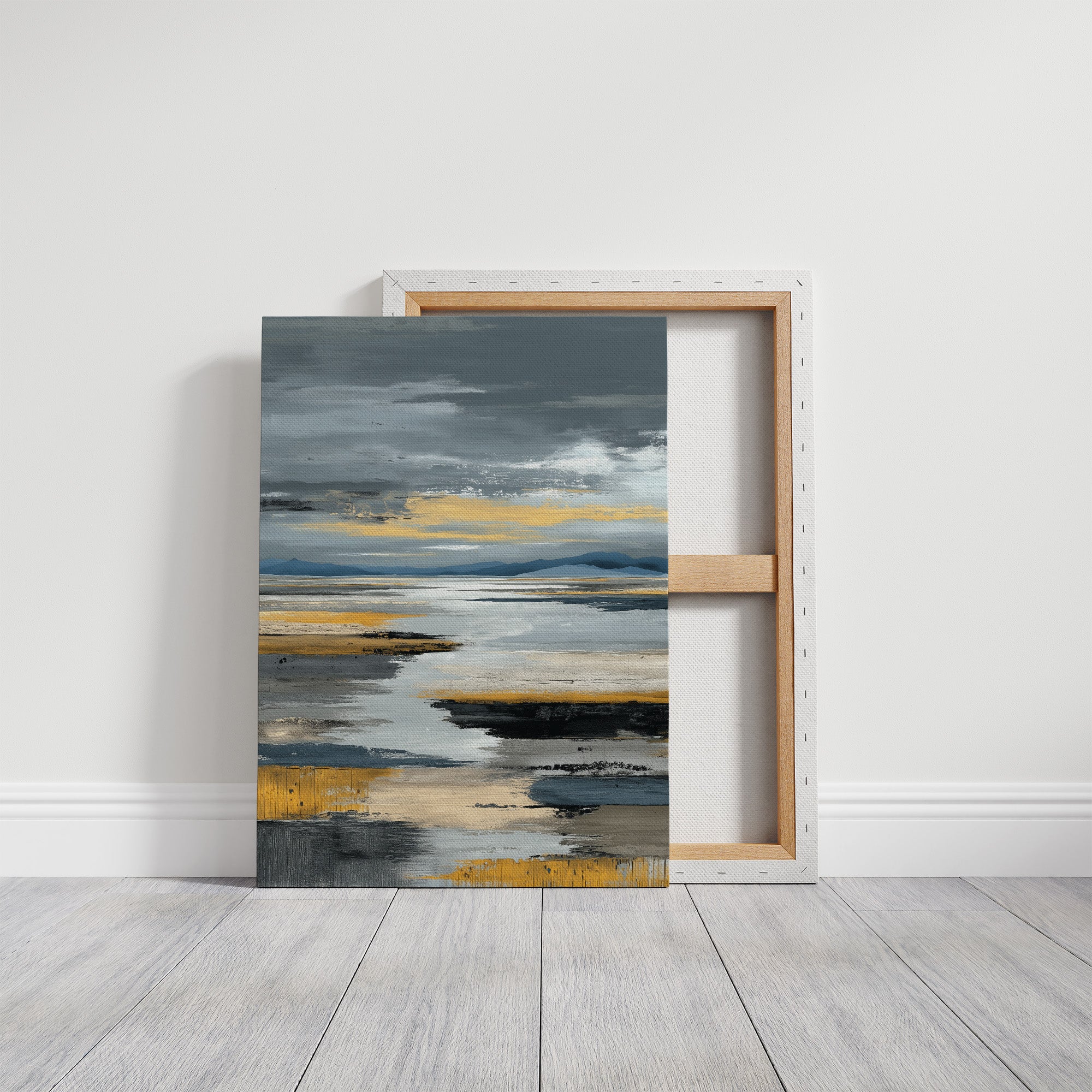 Coastal Mist Meets Golden Shore
