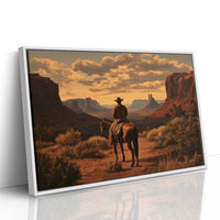 Sunset Maps The Canyon's Heart