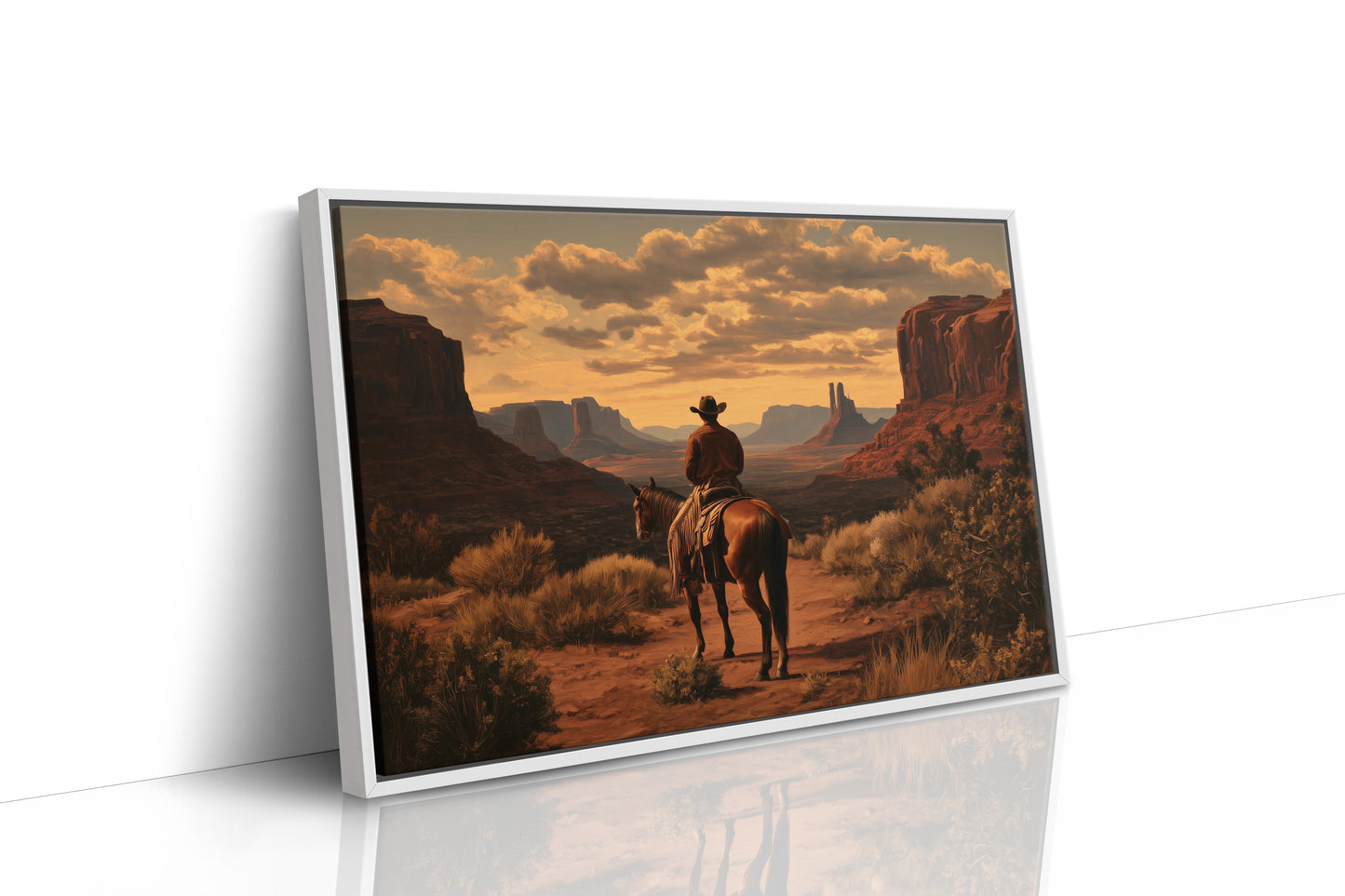 Sunset Maps The Canyon's Heart