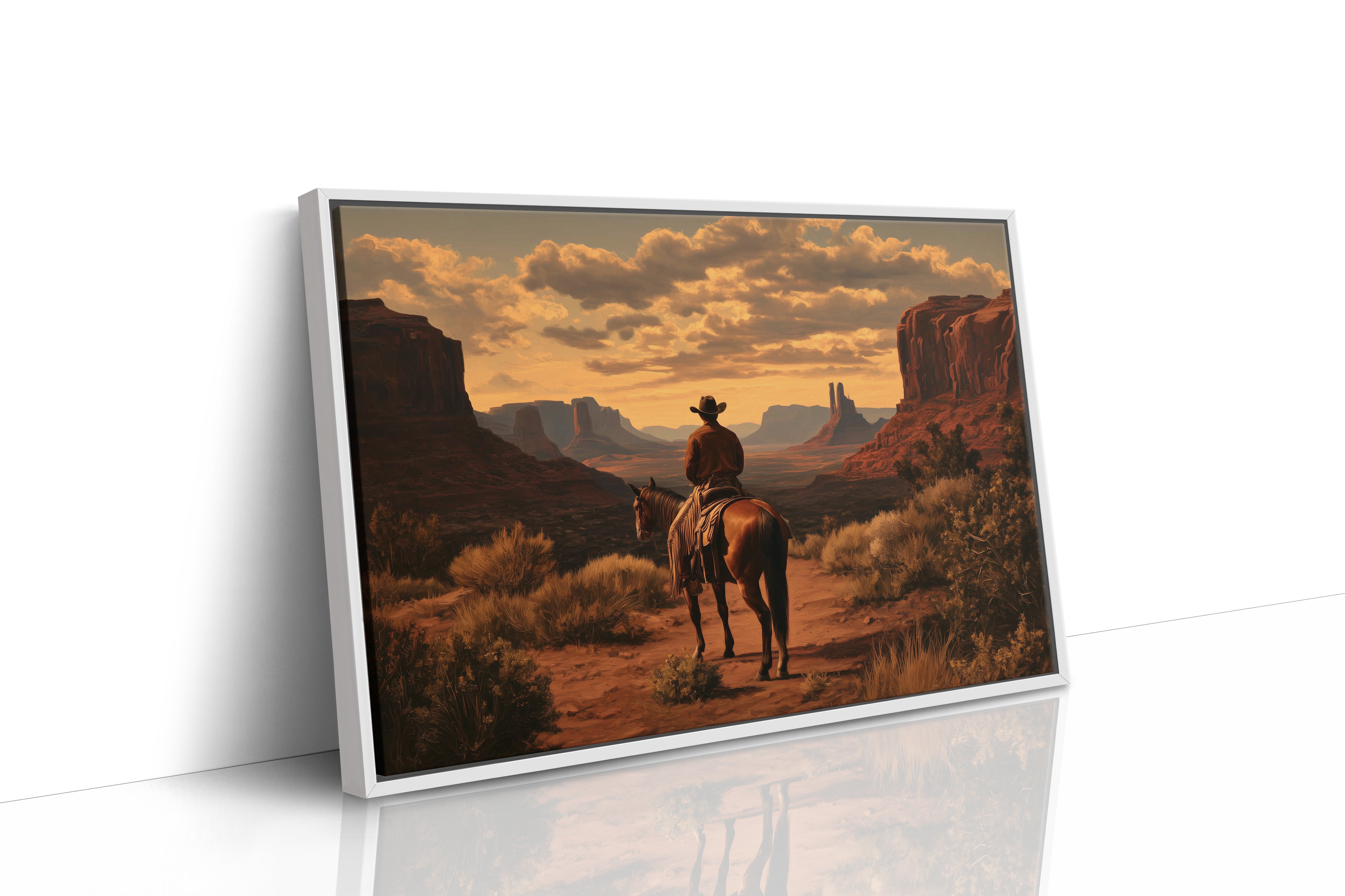 Sunset Maps The Canyon's Heart